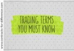 Glossary of Trading Terms